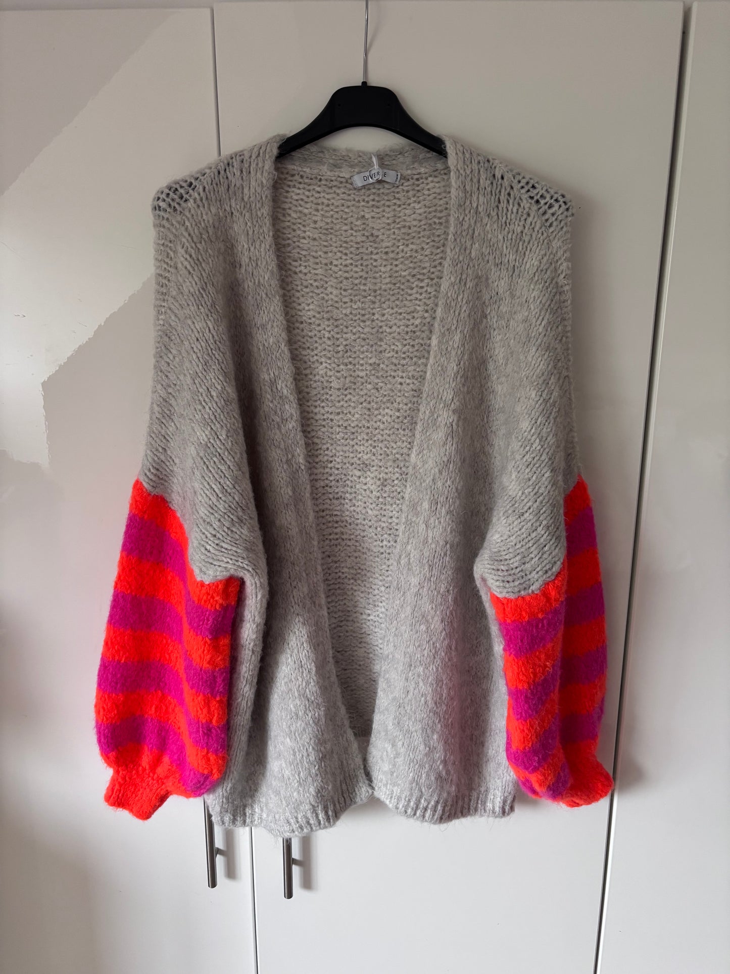 Neon Sleeve Cardigan