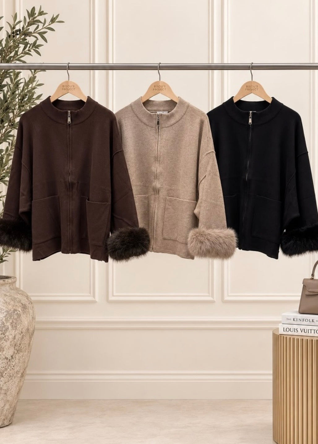 Fur Cuff  Jacket