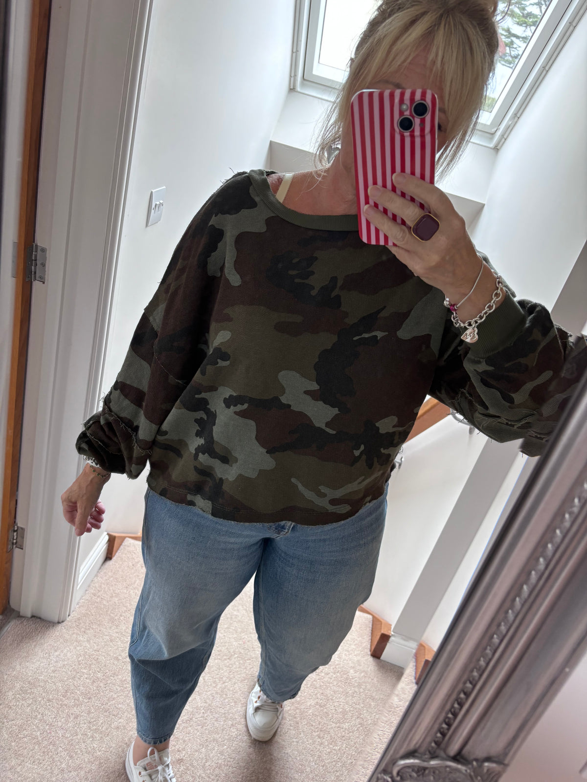 Camo Sweat top