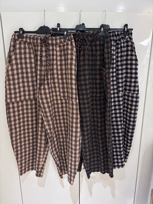 Naomi Checked Trousers