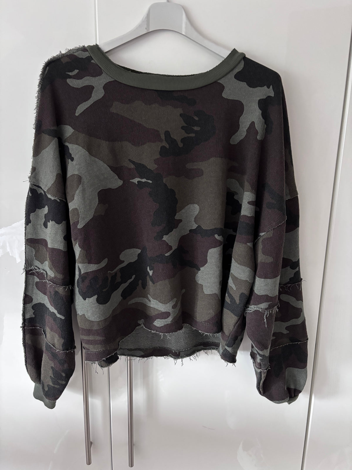 Camo Sweat top
