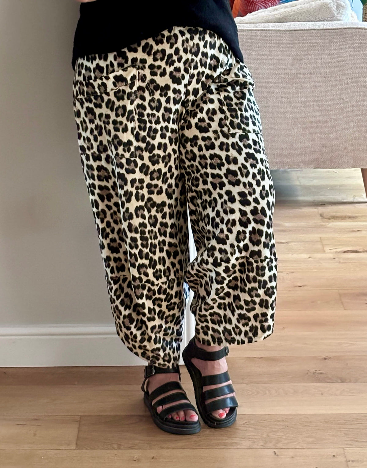 Leopard Print Cocoon Pants